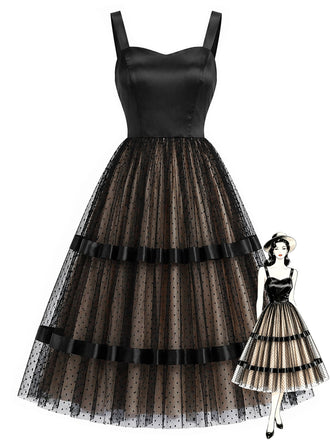 [Pre-Sale] Abb 1950s Vintage Polka Dot Dress 1