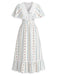 [Pre-Sale] Beige 1940s Vintage Retro Dress 3