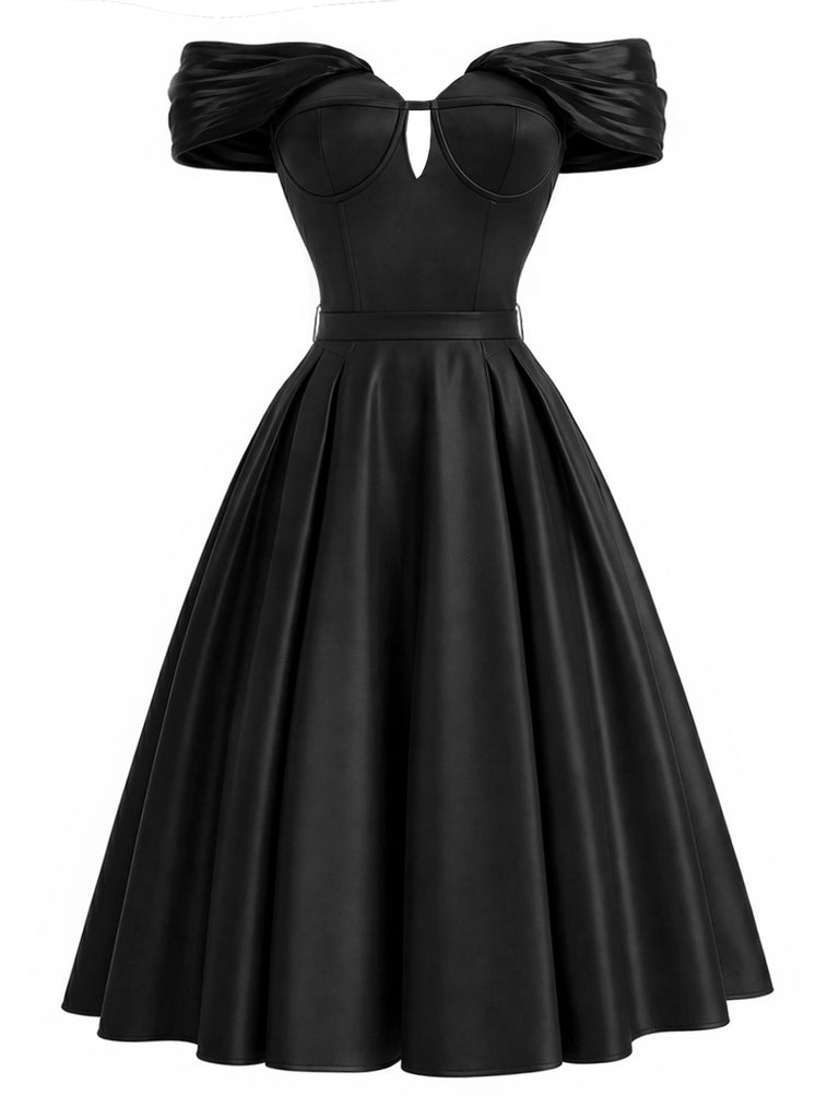 [Pre-Sale] Black 1950s Vintage Classic Dress 2