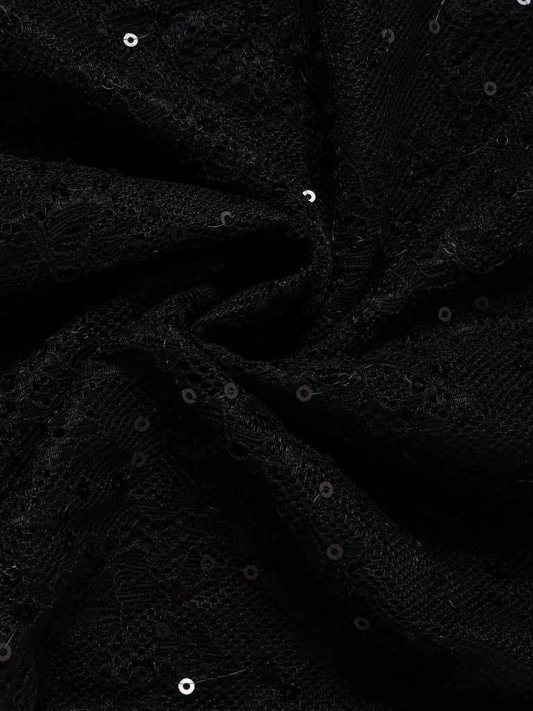 [Pre-Sale] Black 1960s Lace Vintage Classic Jumpsuit 5