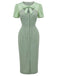 [Pre-Sale] 1930s Bow Vintage Classic Dress 2