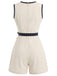 [Pre-Sale] Beige 1970s Patchwork Vintage Classic Jumpsuit 5