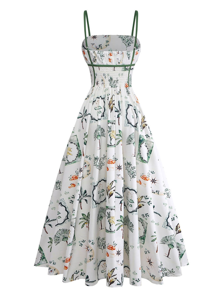 White 1950s Vintage Retro Top 2