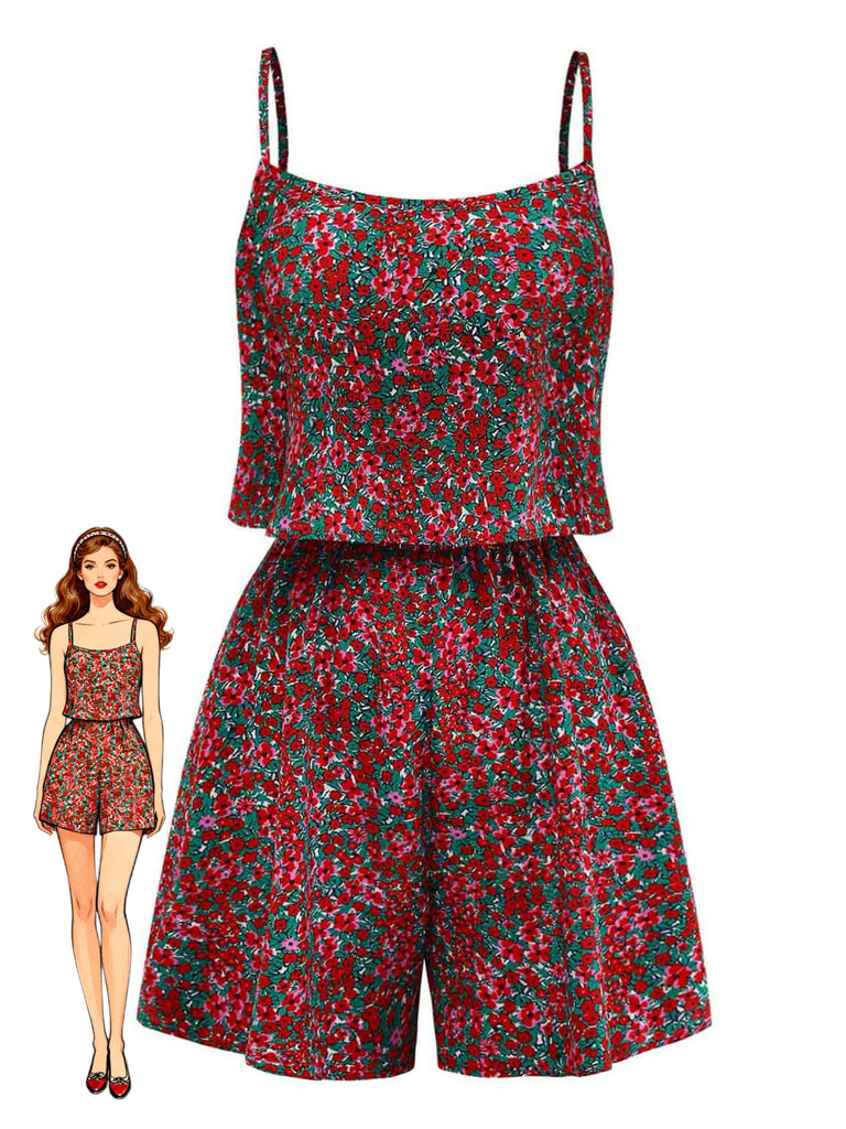 Pat 1970s Vintage Retro Jumpsuit