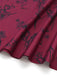Wine Red 1940s Vintage Retro Dress 7
