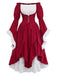Red 1930s Vintage Classic Dress 2