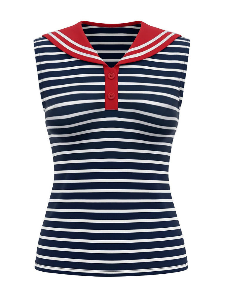 [Pre-Sale] Rblw 1950s Striped Patchwork Two Piece Set 2
