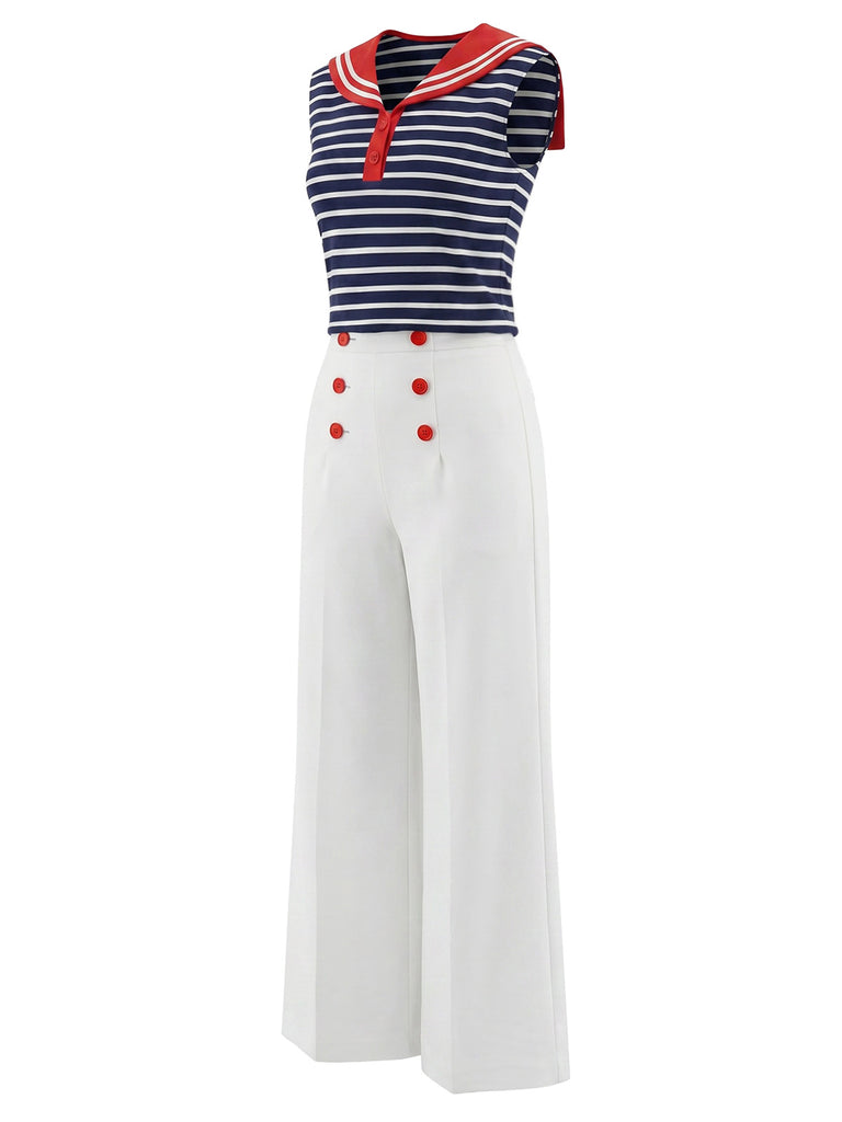 [Pre-Sale] Rblw 1950s Striped Patchwork Two Piece Set 7