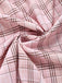 Pink 1950s Plaid Rosette Bow Ruffle Sleeve Dress