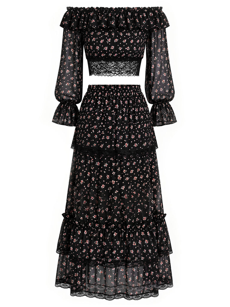 [Pre-Sale] Black 1950s Vintage Retro Dress 3