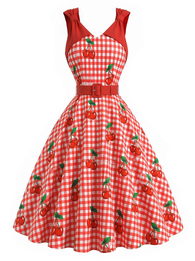 [Pre-Sale] Flame Scarlet 1950s Vintage Dress 3