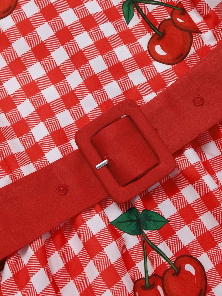 [Pre-Sale] Flame Scarlet 1950s Vintage Dress 7
