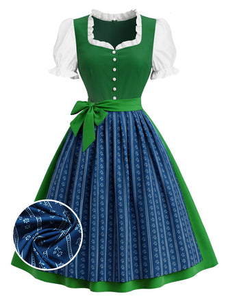 [Pre-Sale] Lake Green 1950s Ruffle Two Piece Set