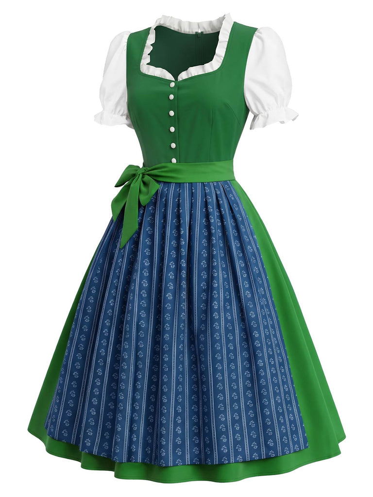 [Pre-Sale] Lake Green 1950s Ruffle Two Piece Set 4