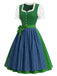 [Pre-Sale] Lake Green 1950s Ruffle Two Piece Set 4