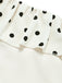 [Pre-Sale] Cream Color 1960s Polka Dot Ruffle Dress 8