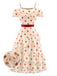 [Pre-Sale] True Red 1960s Polka Dot Ruffle Dress