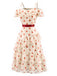[Pre-Sale] True Red 1960s Polka Dot Ruffle Dress 3