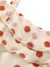 [Pre-Sale] True Red 1960s Polka Dot Ruffle Dress 7