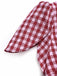 [Pre-Sale] Rw 1940s Plaid Ruffle Vintage Dress 7