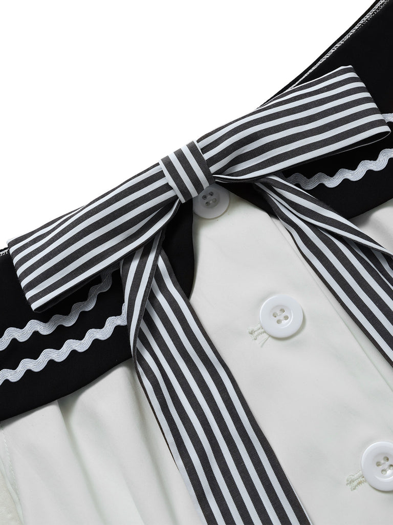 [Pre-Sale] 1950s Bow Vintage Classic Dress 7
