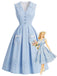 [Pre-Sale] Deep Blue 1950s Vintage Classic Dress