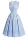 [Pre-Sale] Deep Blue 1950s Vintage Classic Dress 3