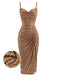 [Pre-Sale] Rose Gold 1930s Vintage Classic Dress 2