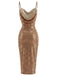 [Pre-Sale] Rose Gold 1930s Vintage Classic Dress 5