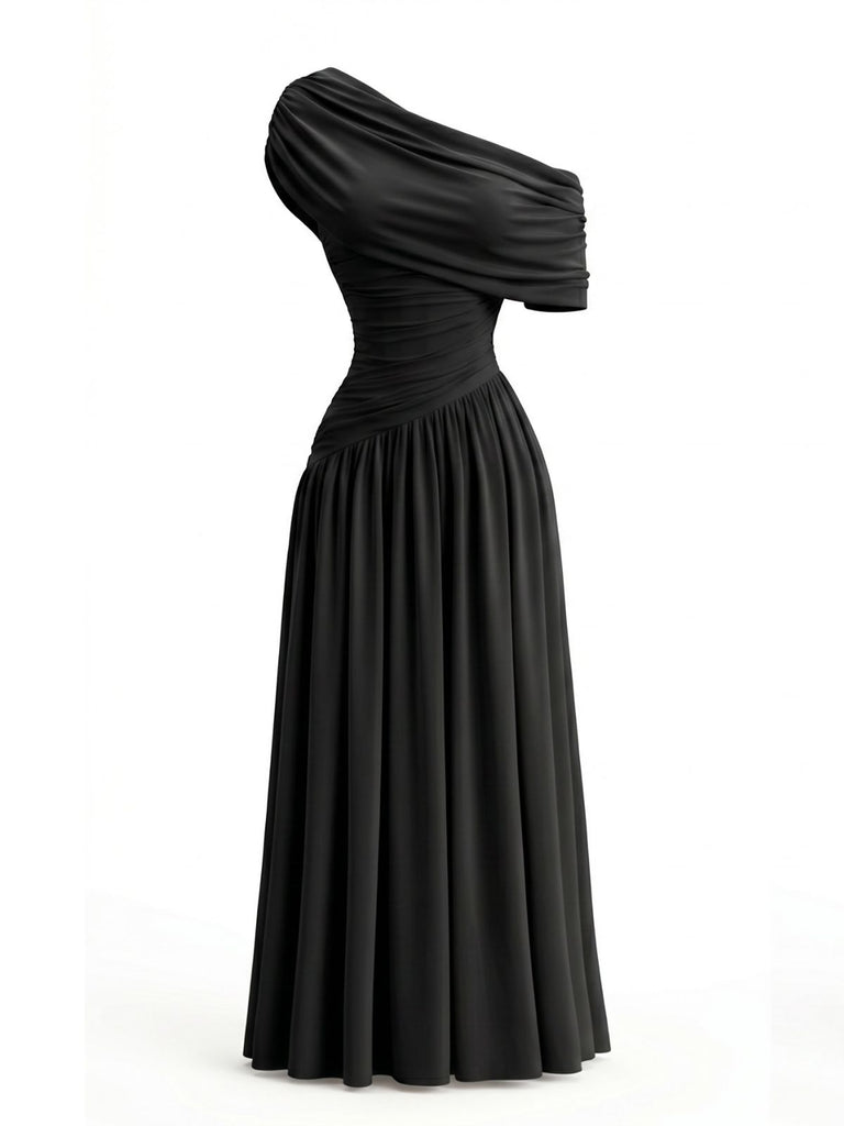 Elegant 1970s Vintage Classic Dress 1