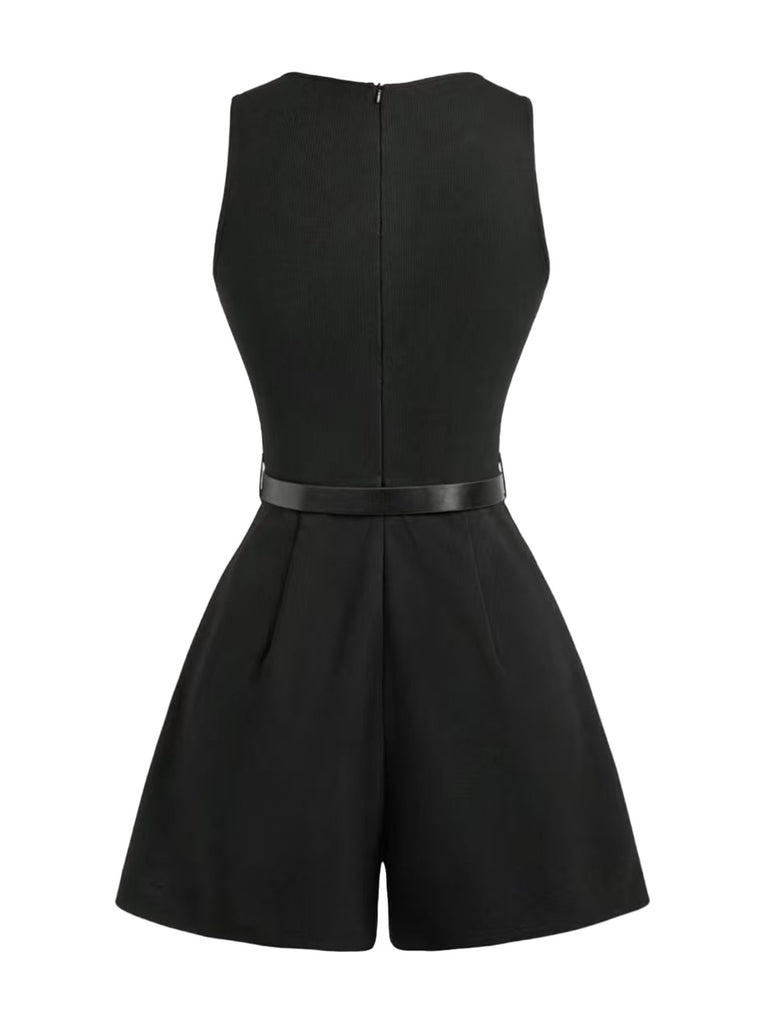 1950s Plaid Vintage Classic Jumpsuit 2