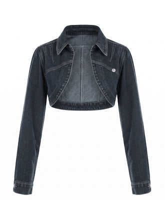 Deep Blue 1950s Denim Jacket