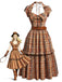 [Pre-Sale] Orange 1950s Vintage Retro Dress