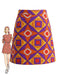 [Pre-Sale] Multicolor 1960s Vintage Retro Skirt