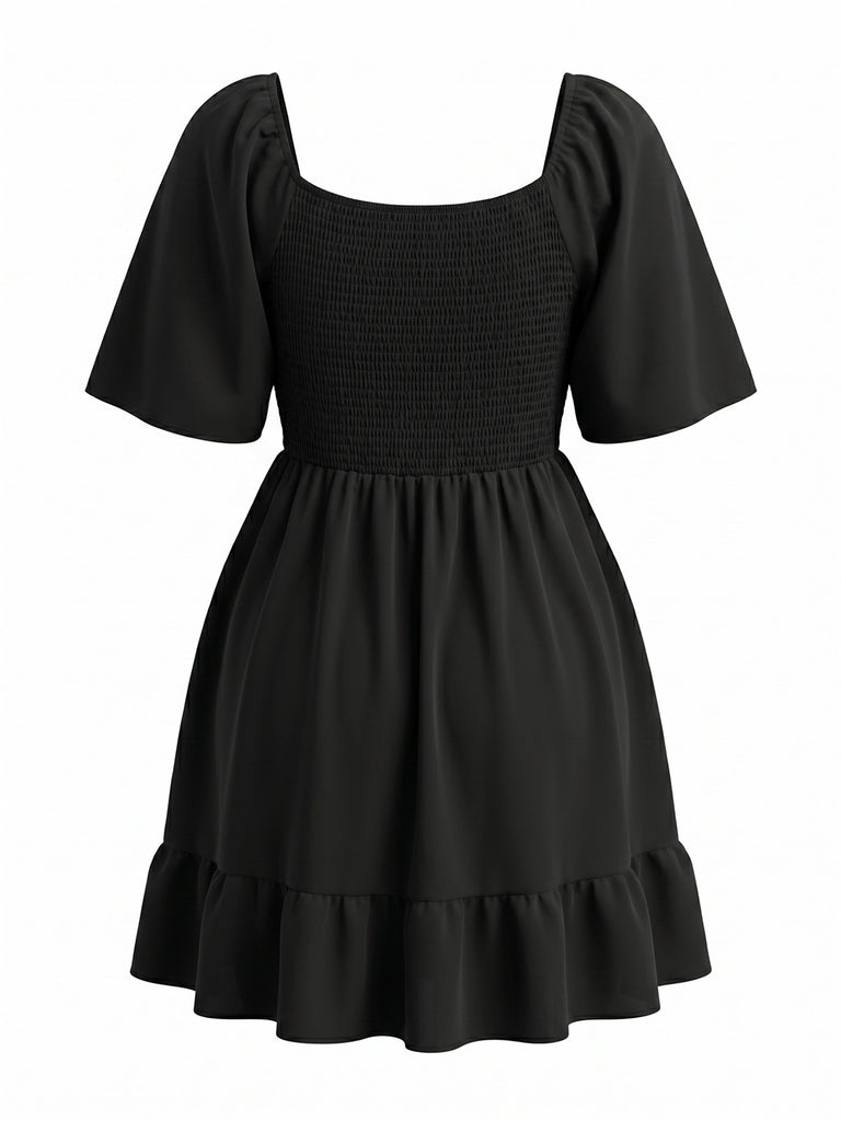 Black 1950s Vintage Retro Dress 3