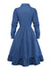 Blue 1950s Denim Dress 3