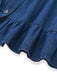 Blue 1950s Denim Dress 7