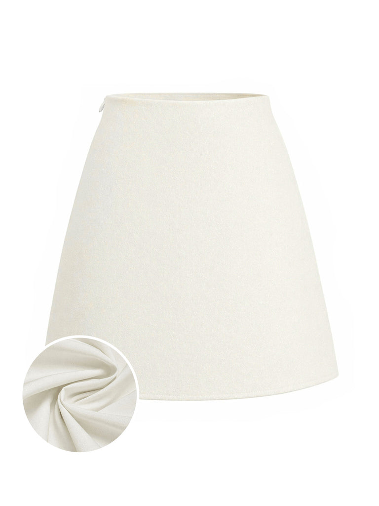 [Pre-Sale] Beige 1970s Vintage Classic Skirt