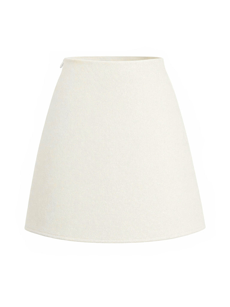 [Pre-Sale] Beige 1970s Vintage Classic Skirt 2