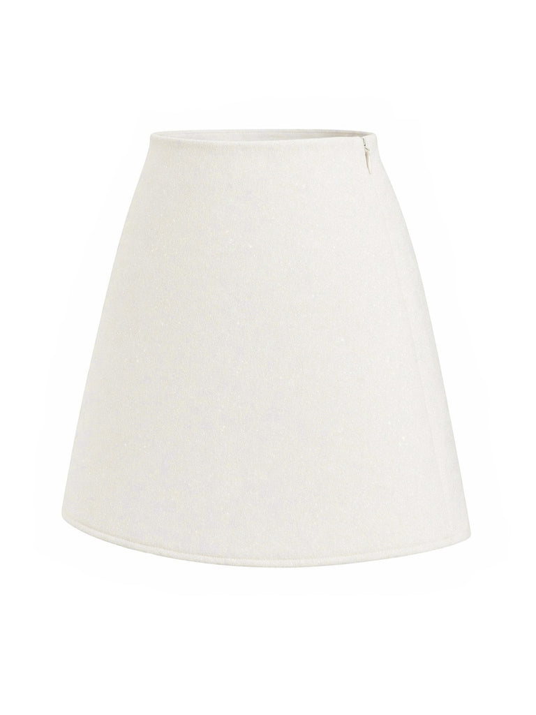 [Pre-Sale] Beige 1970s Vintage Classic Skirt 3