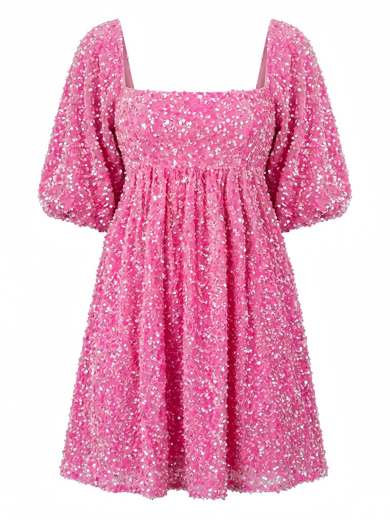 1960s Square Neck Vintage Classic Dress 3