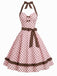 [Pre-Sale] Dark Pink 1950s Vintage Retro Dress