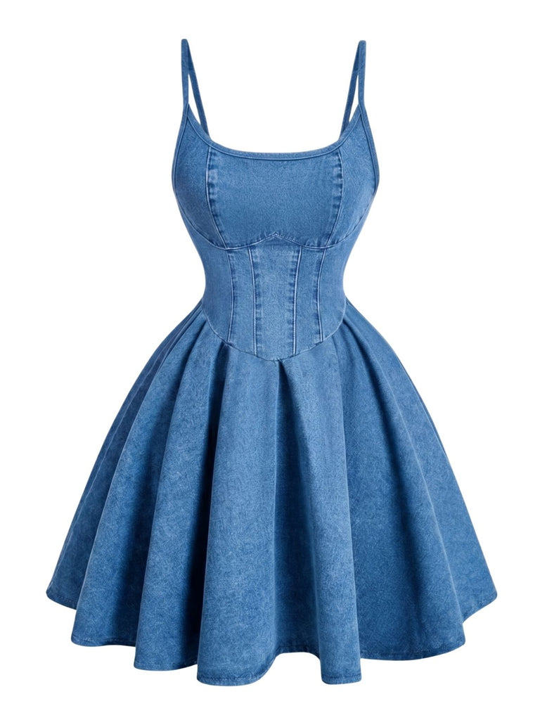 1950s Denim Vintage Classic Top