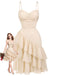 Beige 1930s Halter Dress 1