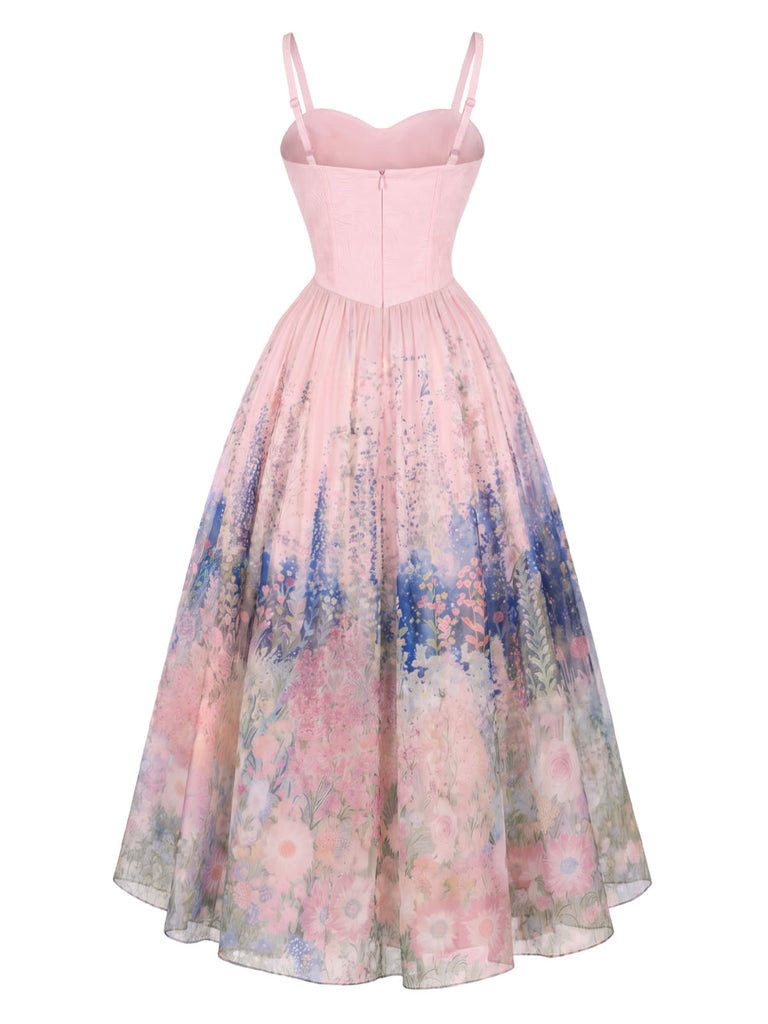 [Pre-Sale] Misty Rose 1930s Floral Vintage Dress 3