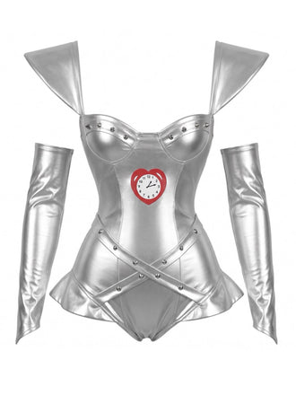 Silver 1970s Vintage Jumpsuit