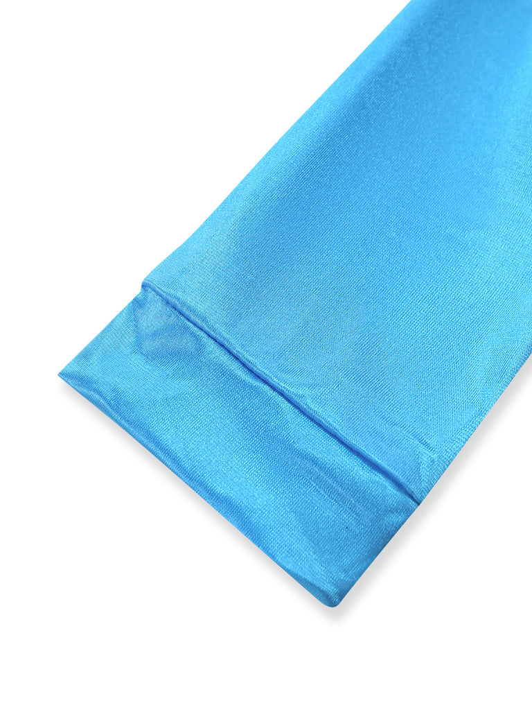 Blue 1940s Vintage Dress 5