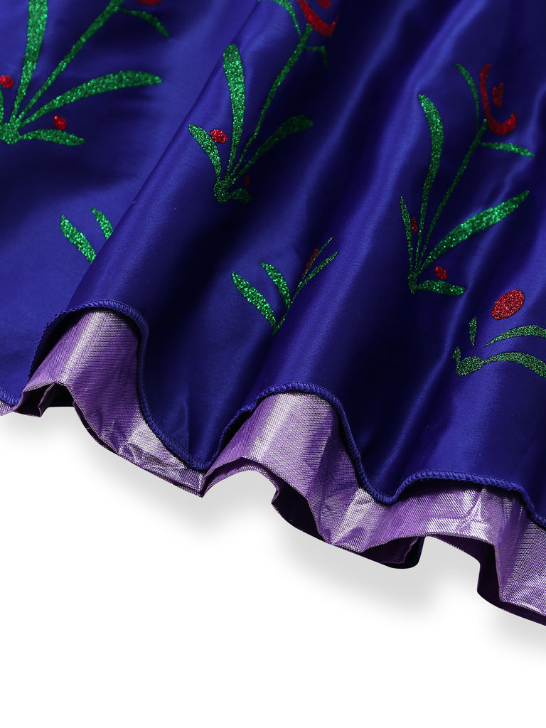Blue 1940s Vintage Dress 7