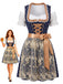 Green 1950s Vintage Two Piece Set