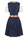 Green 1950s Vintage Two Piece Set 3